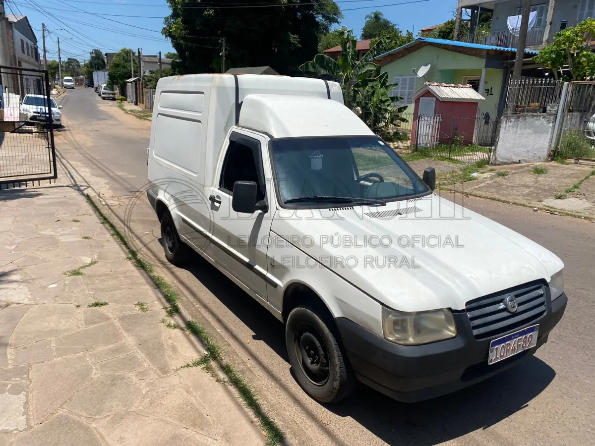 LOTE 009 - Veículo marca/modelo: FIAT/FIORINO FLEX, Ano/modelo: 2008/2008, Placa: IOP4F89, Chassi: 9BD25504988831114, RENAVAM: 958309280,  Tipo: Caminhonete, Cor: Branca, Espécie: Carga, Veículo está: Em circulação, Licenciamento válido até: 31/07/2022