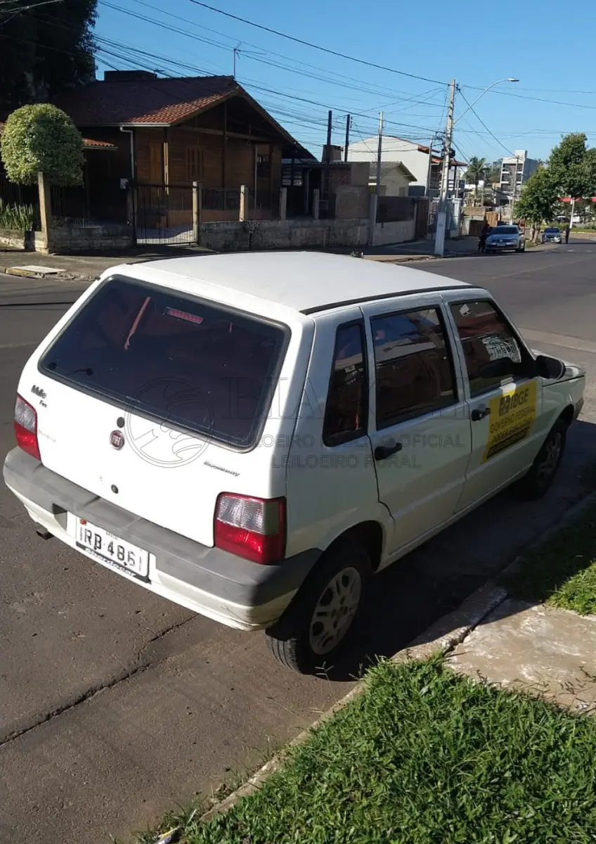 LOTE 002 - FIAT UNO MILLE ECONOMY 2010/2011