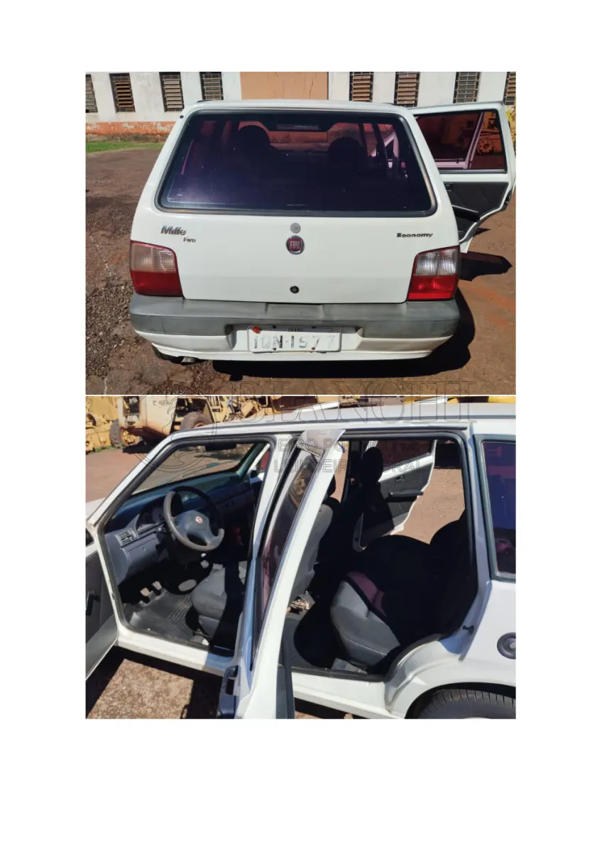 LOTE 004 - FIAT UNO MILLE ECONOMY 2010/2010