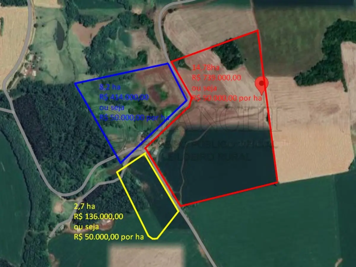 LOTE 002 - FRAÇÃO DE TERRAS DE CULTURA 82.800M²