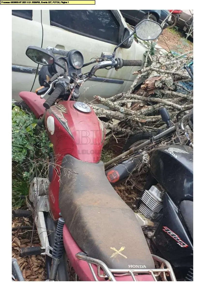 LOTE 001 - MOTOCICLETA CG 125 ES