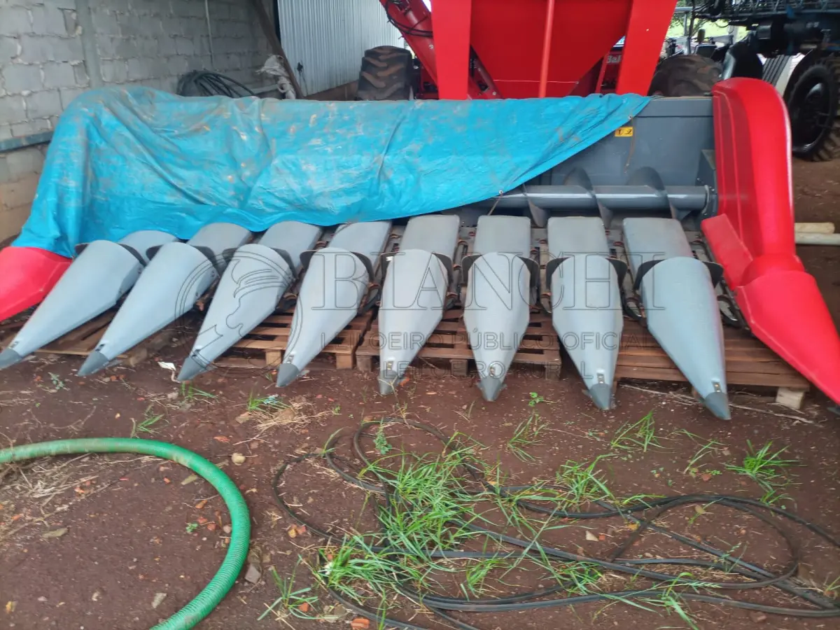 LOTE 011 - PLATAFORMA DE MILHO 9 LINHAS, ANO 2022, SEM USO,