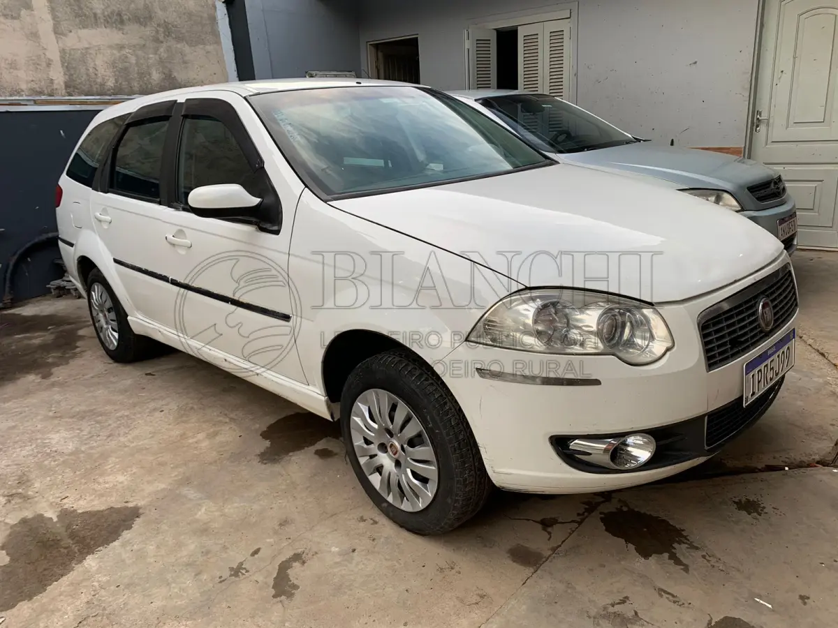 LOTE 005 - Veículo marca/modelo: FIAT/PALIO WEEK ELX FLEX, Ano/modelo: 2009/2010, Placa: IPR5J99, Chassi: 9BD17301MA4274516, RENAVAM: 134654404,  Tipo: Automóvel, Cor: Branca, Espécie: Passageiro, Veículo está: Em circulação, Licenciamento válido até: 31/07/2023