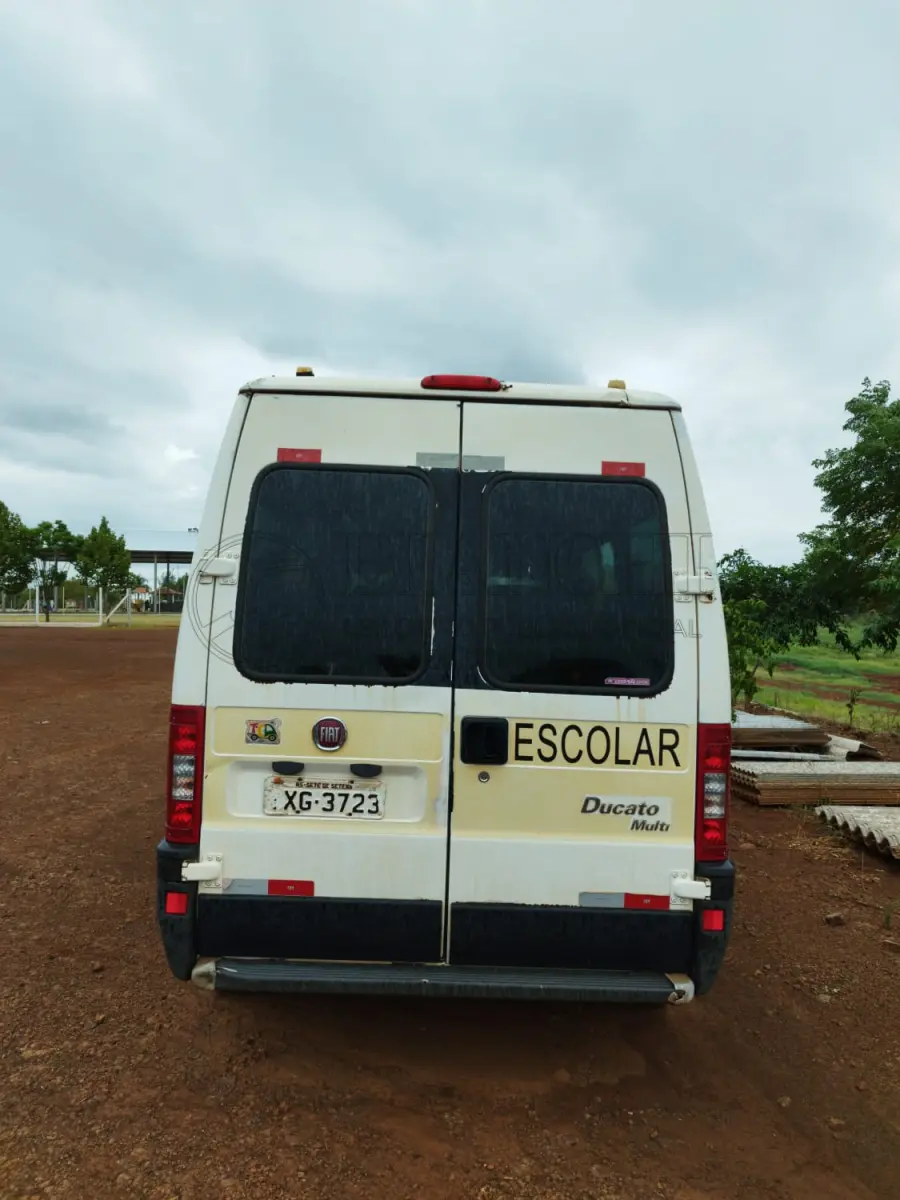 LOTE 001 - 01 Veículo marca/modelo: FIAT/DUCATO MC TCA MIC, Ano/modelo: 2016/2016, Placa: IXG3723, Chassi: 93W245H3RG2160075, RENAVAM: 1087282621, Registrado em: SETE DE SETEMBRO, Tipo: Microônibus, Cor: Branca, Espécie: Passageiro, Veículo está: Em circulação, Licenciamento válido até: 30/06/2024