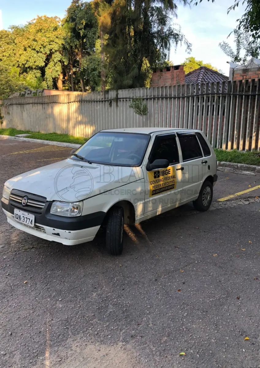 LOTE 007 - FIAT UNO MILLE ECONOMY 2010/2010