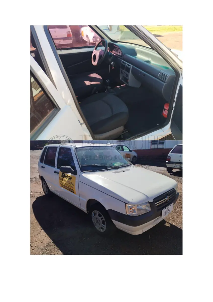LOTE 004 - FIAT UNO MILLE ECONOMY 2010/2010