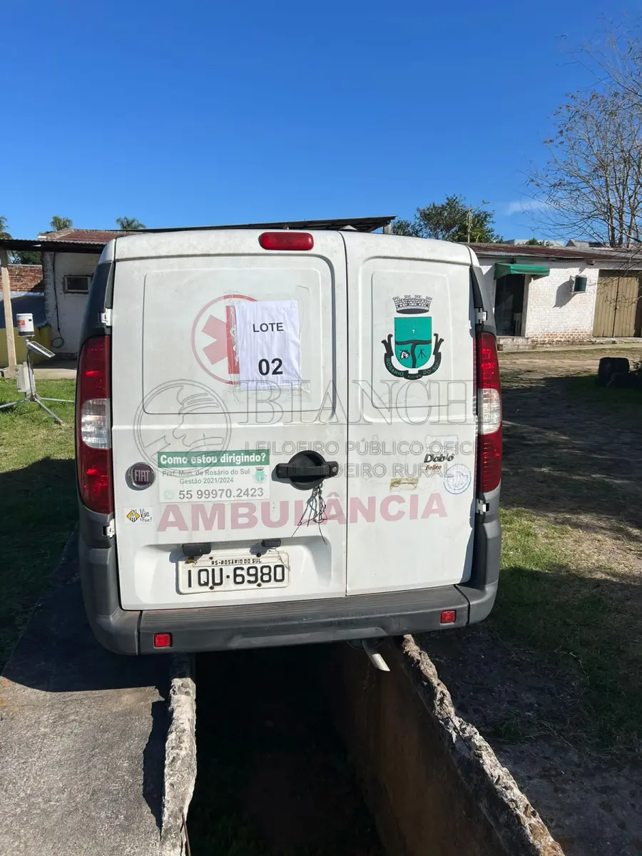 LOTE 002 - Fiat / Doblo TH AMB 2010/2010