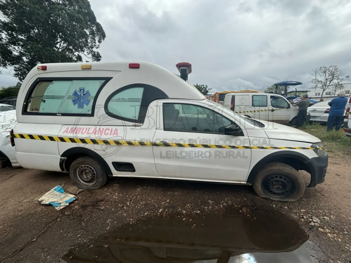 LOTE 007 - VW/Saveiro Ambulância – 2015/2016