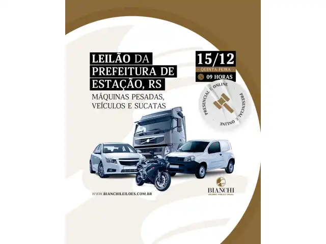 LEILÃO PREFEITURA DE ESTAÇÃO/RS