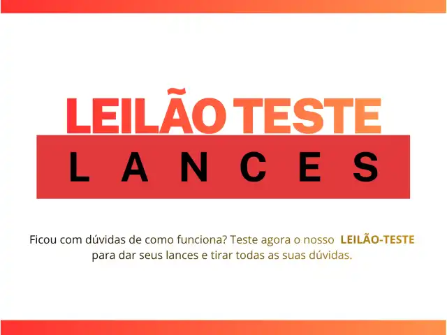 LEILÃO TESTE
