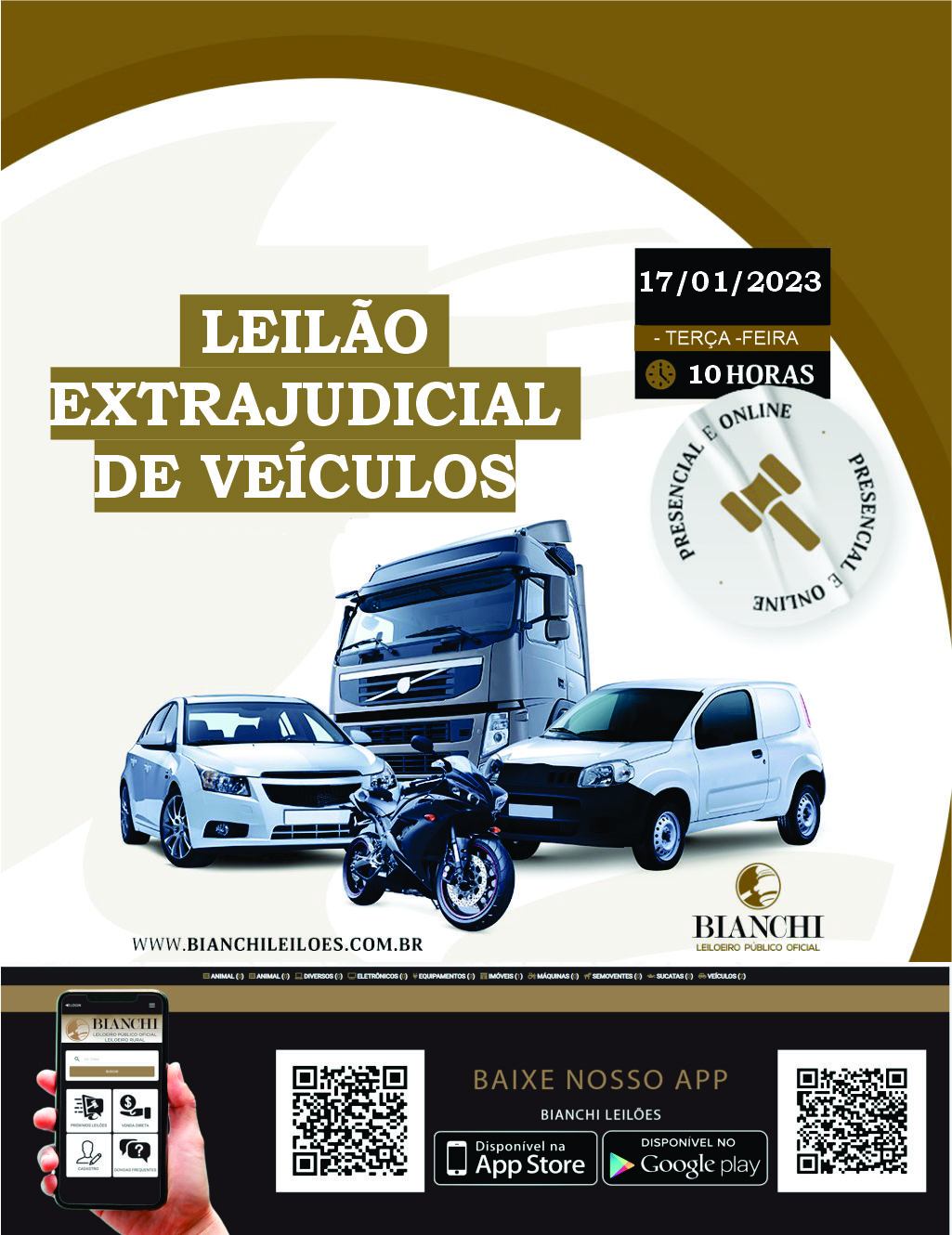LEILÃO DE VEÍCULOS